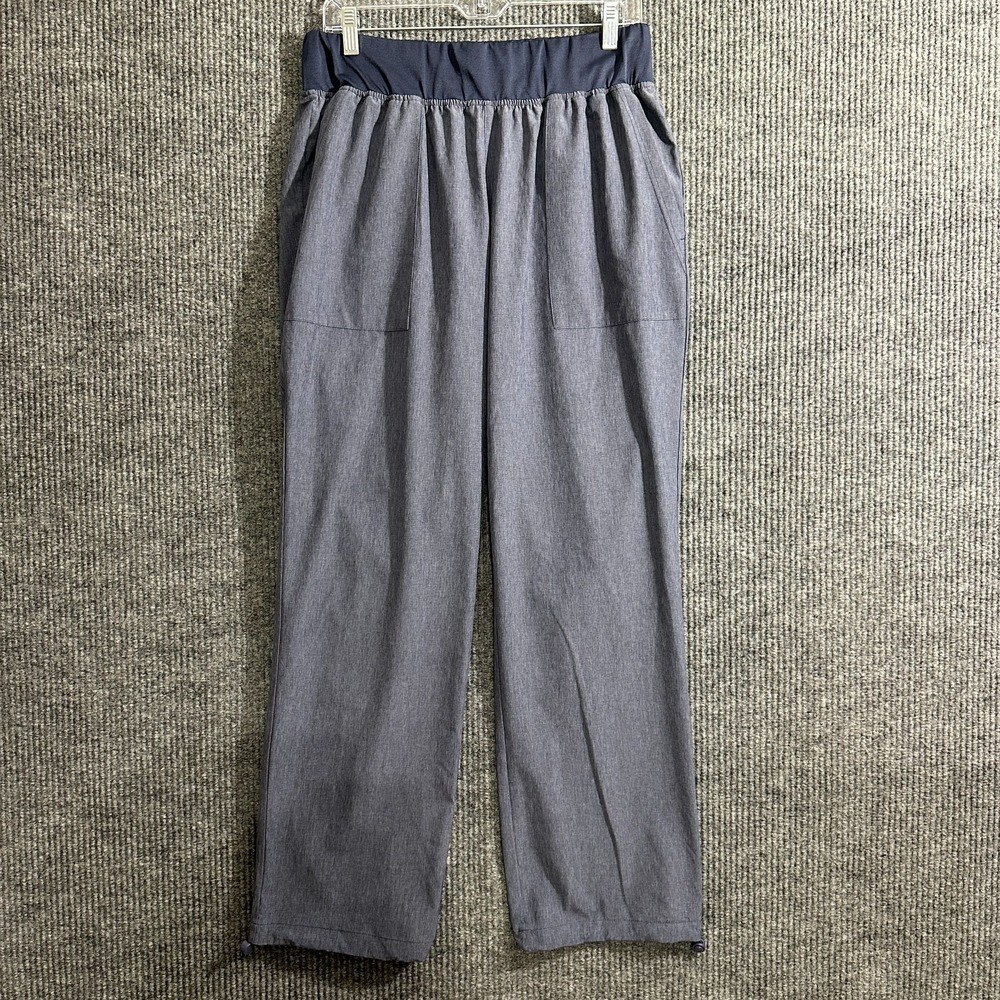 Ocean & Coast Womens Pants Size Large Troop Blue Pull On Stretch High Rise